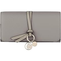 Chloe 長財布グレー クロエ 三つ折り財布 マーシー コンパクト財布 グレー